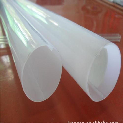 【工厂定制】pc管乳白透光扩散磨砂灯罩半透明圆形管材导光板配件